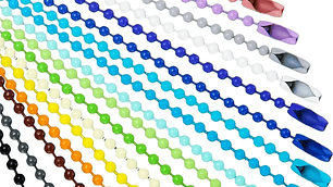 Cadena de cuentas de bolas colores 10 unid