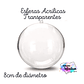 Esferas Acrílicas Transparentes 10 unid. - Miniatura 1