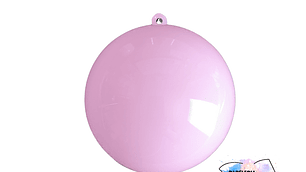 Esferas Acrílicas Rosa Pastel 5 unid.