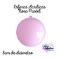 Esferas Acrílicas Rosa Pastel 5 unid. - Miniatura 1