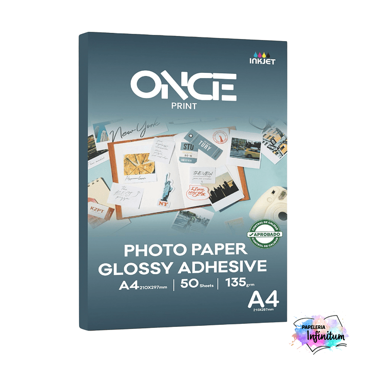 Papel Adhesivo 50 Hojas ONCE (mismo proveedor de lee centro)  1