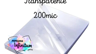 Micas Transparante Lisa 200mic (10 unid)