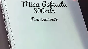 Micas Gofrada Transparente 300mic (10 unid)