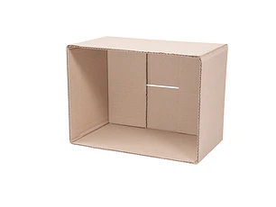 Caja de Cartón - Fondo Telescópico