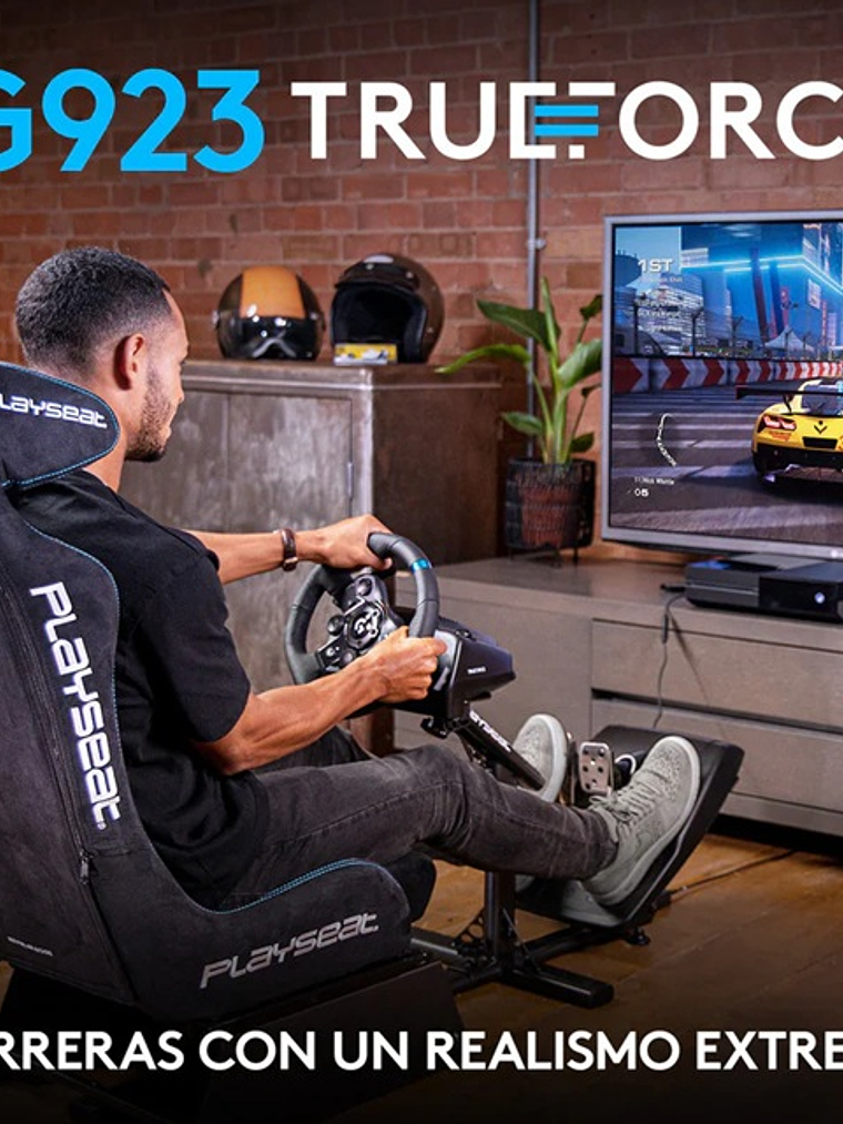Volante de Carreras Logitech G923 TRUEFORCE con Pedales 4