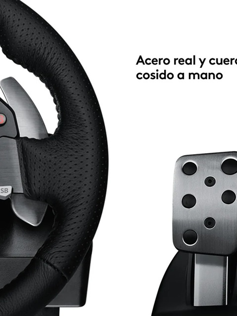 Volante de Carreras Logitech G920 Driving Force + Pedales 4