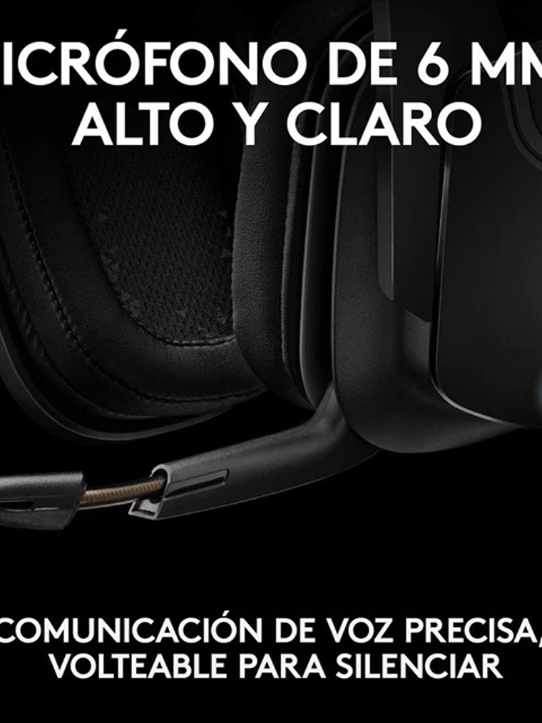 Diadema Gamerlogitech G935, Inalámbrica 7.1/Rgb Lightsync 7