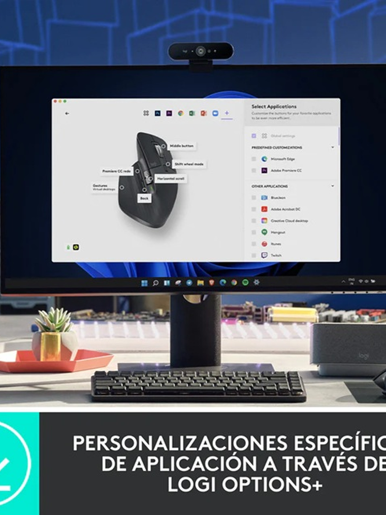 Mouse Inalámbrico Ultra Rápido Logitech Mx Master 3s 7