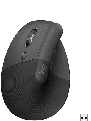 Mouse Ergonómico Vertical Logitech Lift Left, Inalámbrico, Zurdo