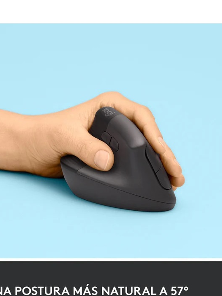 Mouse Ergonómico Vertical Logitech Lift Left, Inalámbrico, Zurdo 5