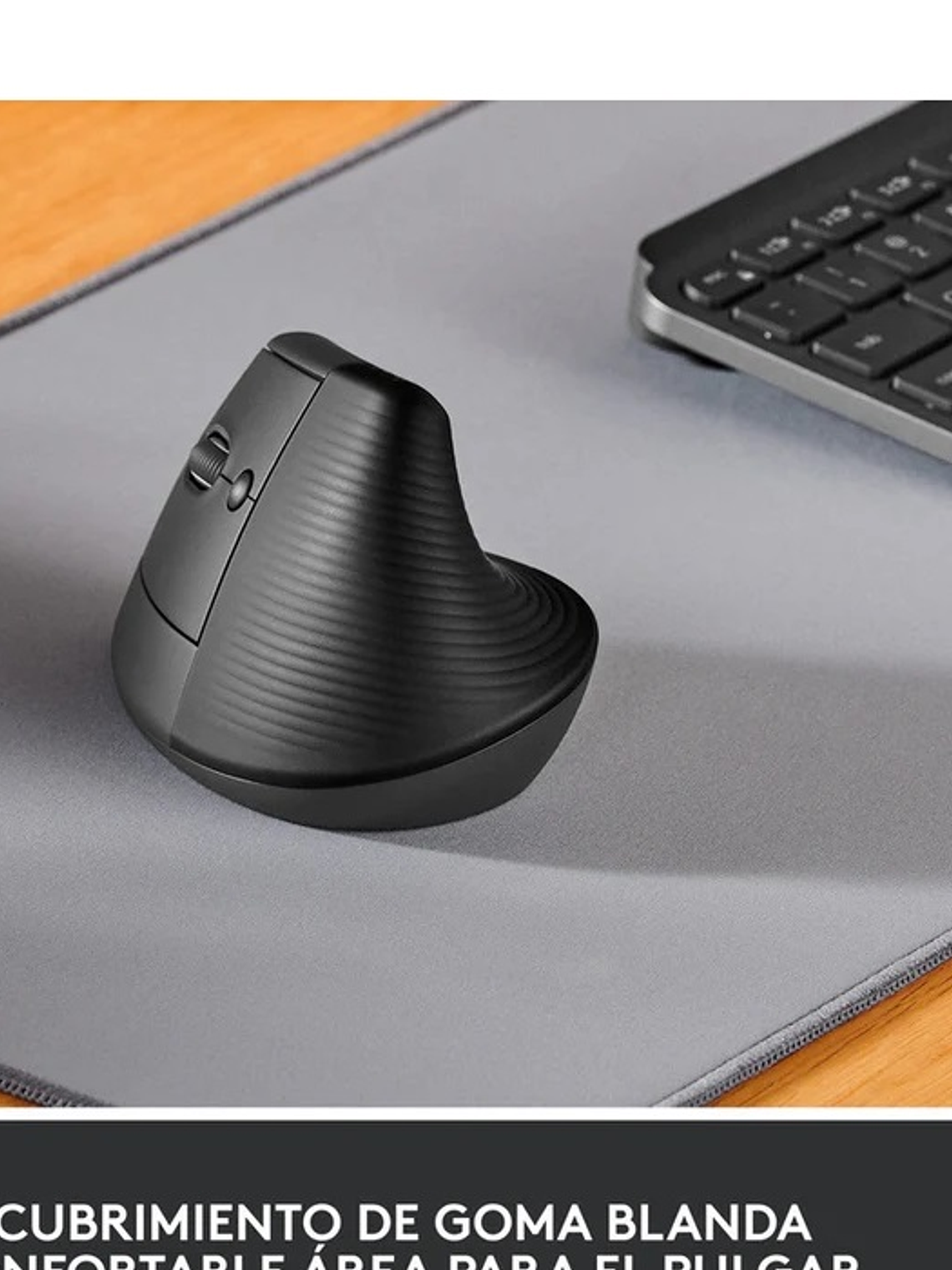 Mouse Ergonómico Vertical Logitech Lift Left, Inalámbrico, Zurdo 7