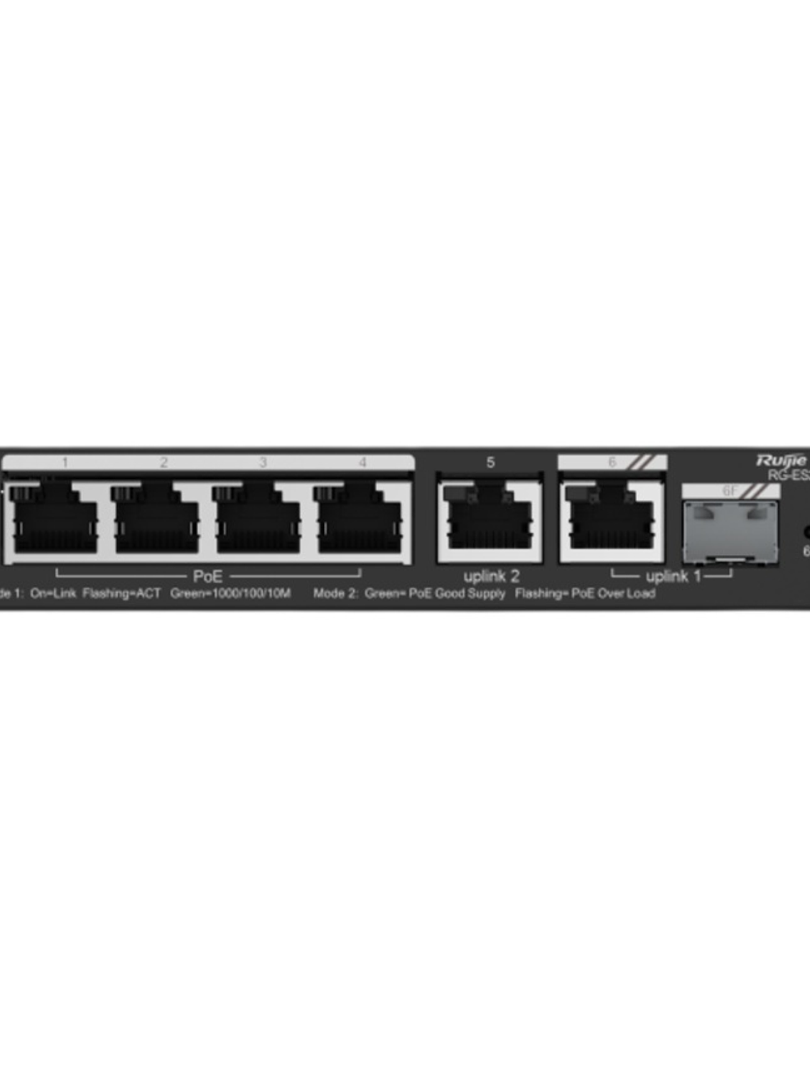 Switch Ruijie RG-ES206GS-P – Potencia PoE Gigabit 3