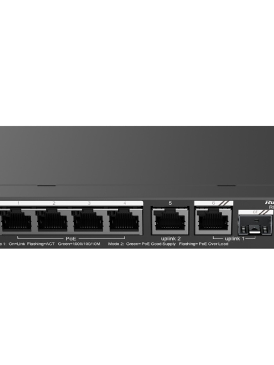 Switch Ruijie RG-ES206GS-P – Potencia PoE Gigabit 1
