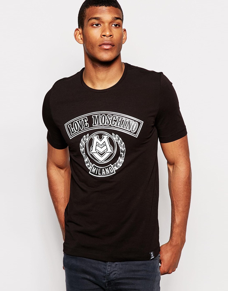 Love Moschino Milano Black t-shirt