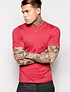 Red Shirt With Round Neck