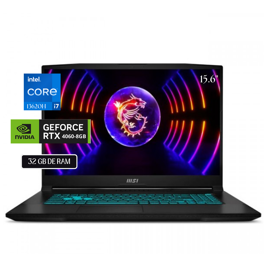 Notebook Gaming MSI Katana 15 B13VFK / Core i7-13620H / 32GB DDR5 / 1 TB 1