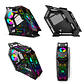 CASE GAMER TEROS ROBOTICO NEGRO TE-1312G - ARGB 6 FAN ARGB + CONTROL INCLUIDO - Miniatura 2
