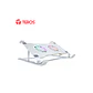 COOLER PARA LAPTOP DE ALUMINIO TEROS 2 FAN RGB - COLOR PLATEADO - Miniatura 1