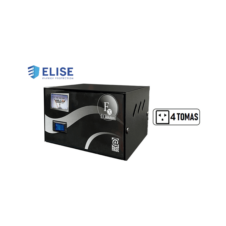 ESTABILIZADOR ELISE - FASE FXE-10, SOLIDO, 1.0kVA 1