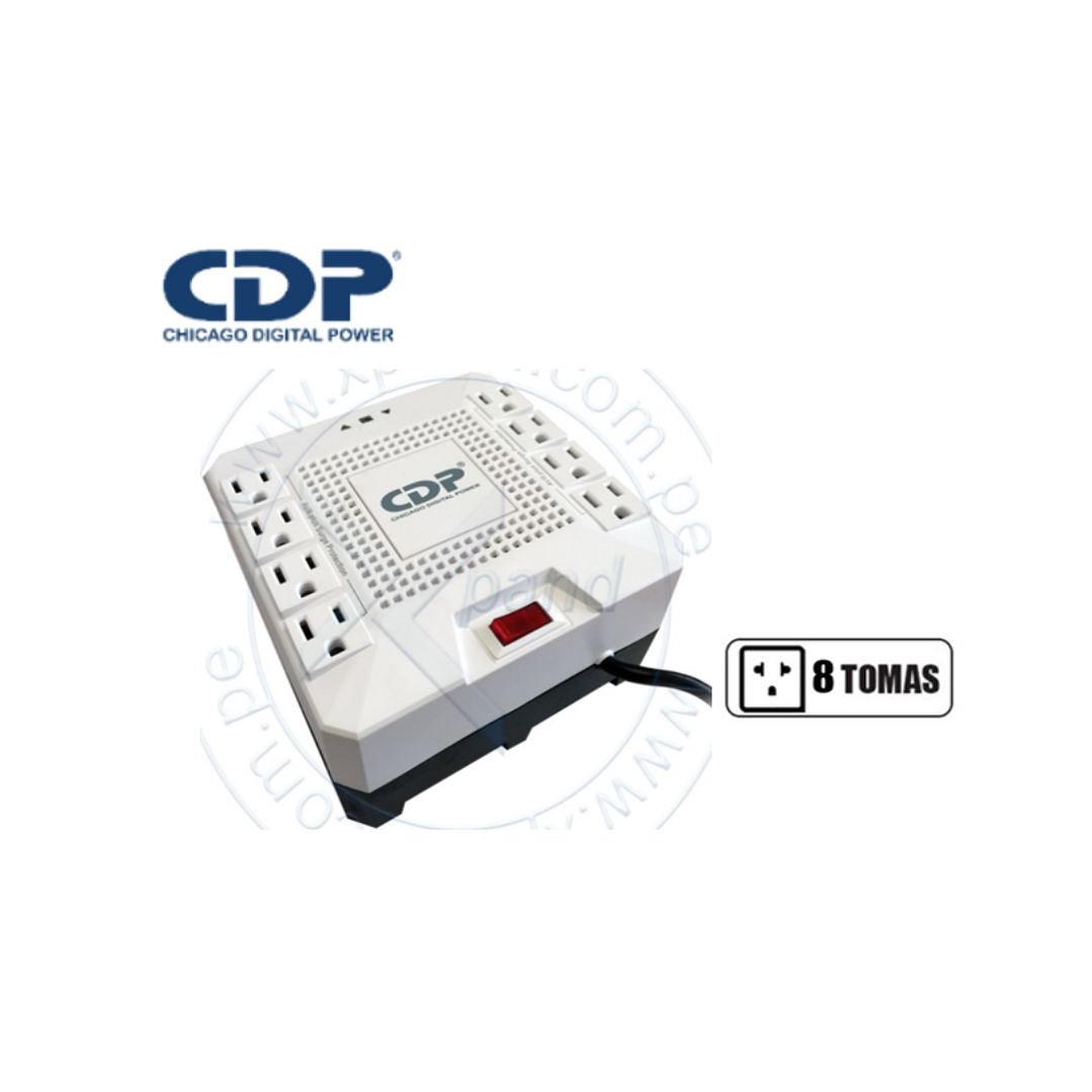 REGULADOR DE VOLTAJE CDP RC-AVR pro 1808i, 1800VA, 1000W 1