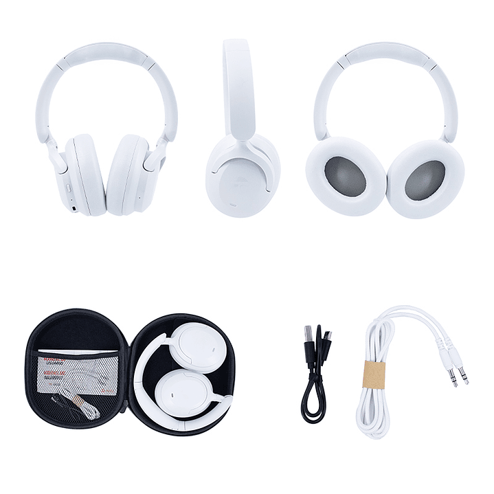 AUDIFONO INALAMBRICO TE-8038W, Blanco Titanium 2