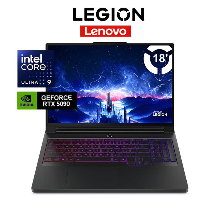 LAPTOP LENOVO LEGION / CORE ULTRA 9 275HX / 64GB DDR5 / 2 TB / RTX5090 24 GB 1