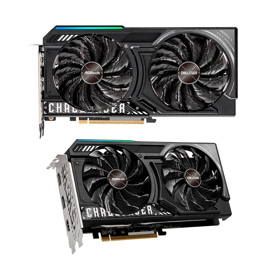 TARJETA DE VIDEO ASROCK AMD RX 9060 XT CHALLENGER / 16GB GDDR6 / 128 BITS 2
