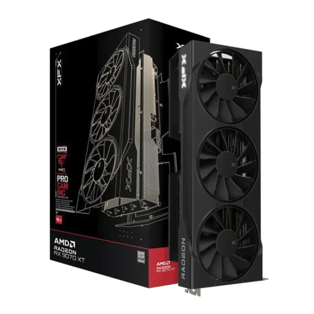 TARJETA DE VIDEO XFX SWIFT AMD RX 9070 / 16GB GDDR6 / 256 BITS 1