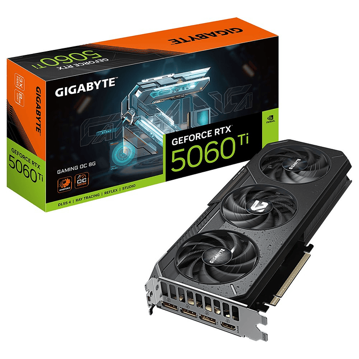 TARJETA DE VIDEO GIGABYTE RTX 5060 Ti GAMING / 8GB GDDR7 / 128 BITS 1
