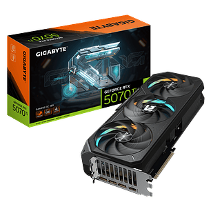 TARJETA DE VIDEO GIGABYTE RTX 5070 Ti GAMING / 16GB GDDR7 / 256 BITS