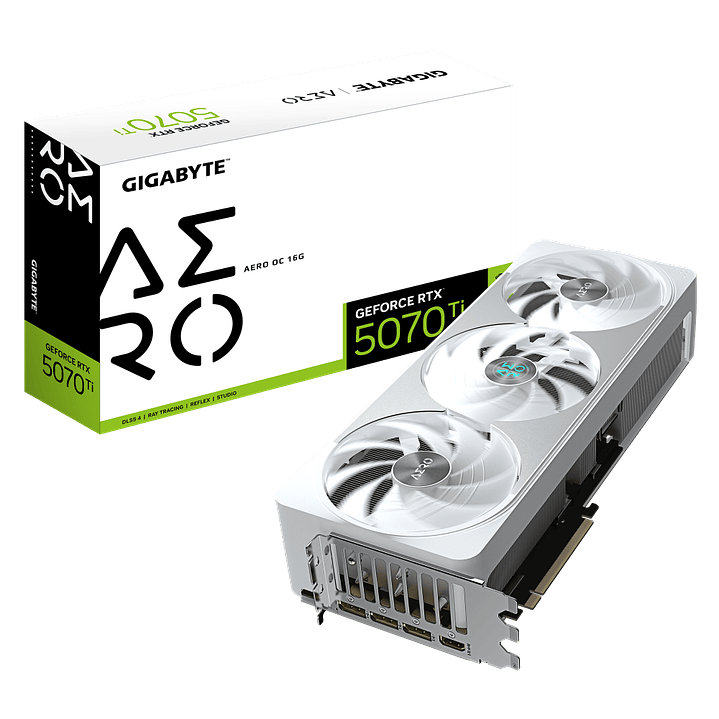 TARJETA DE VIDEO GIGABYTE NVIDIA RTX 5070 Ti AERO / 16GB  GDDR7 / 256 BITS 1