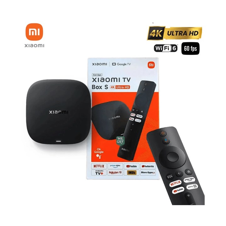 XIAOMI MI TV BOX S 3RA GEN GOOGLE TV CHROMECAST 1