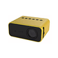 Mini Proyector Led Videos Yt500 Usb Amarillo - Miniatura 1