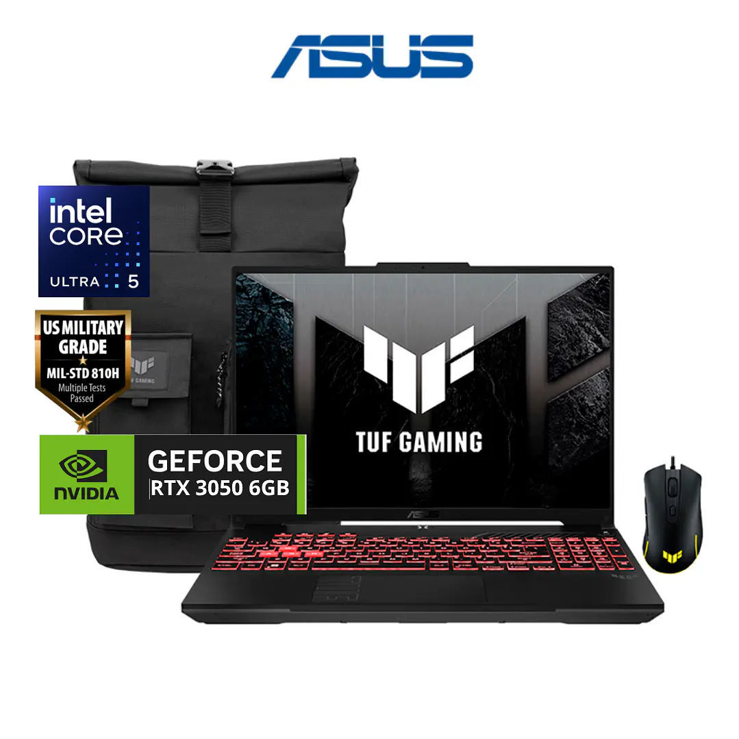 ASUS TUF GAMIN F16/ CORE ULTRA 5 125H / 8GB DDR5 / 512GB 1