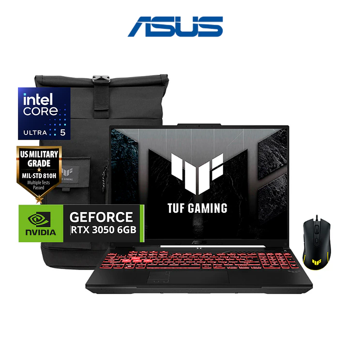 ASUS TUF GAMIN F16/ CORE ULTRA 5 125H / 8GB DDR5 / 512GB 1
