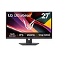 Monitor Gaming LG UltraGear G6, 27 QHD/IPS/200Hz/1ms (GtG)/HDMI x2/DP/Headphone-out - Miniatura 1