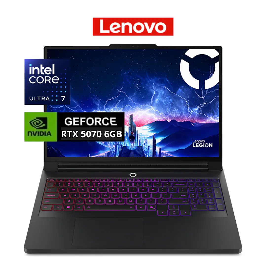 LAPTOP GAMING LENOVO LEGION 5 15IAX10 / INTEL CORE ULTRA 7 255HX / 16GB DDR5 / RTX 5070 8GB / 1TB 1