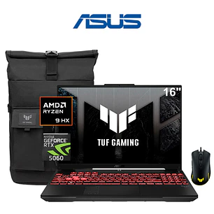 LAPTOP ASUS TUF GAMING A16 / RYZEN 9-8940HX / 16GB DDR5 / RTX 5060 8GB / 1TB