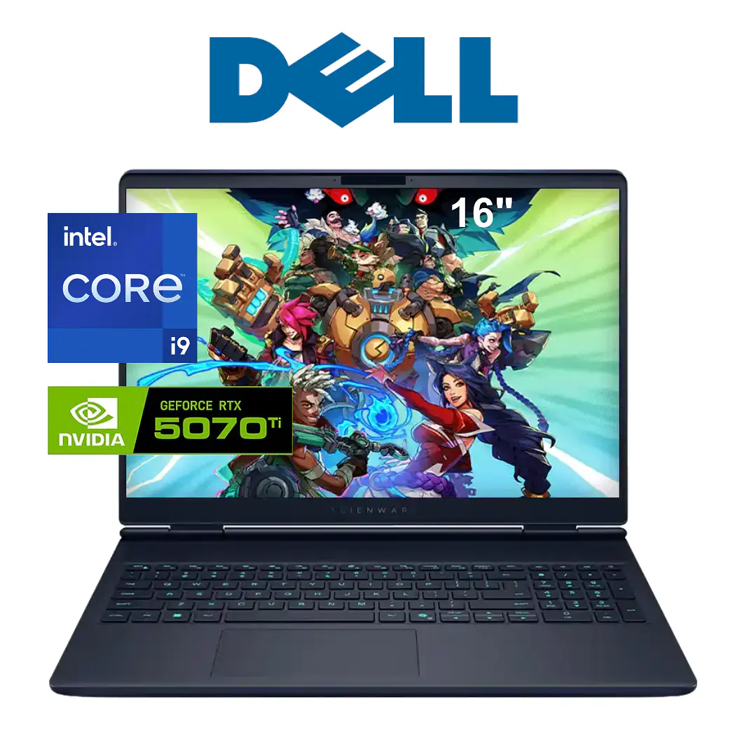LAPTOP DELL ALIENWARE LAC1625 GAMING Intel Core i9-275HX / 2 TB SSD 32 GB/ RTX 5070  1