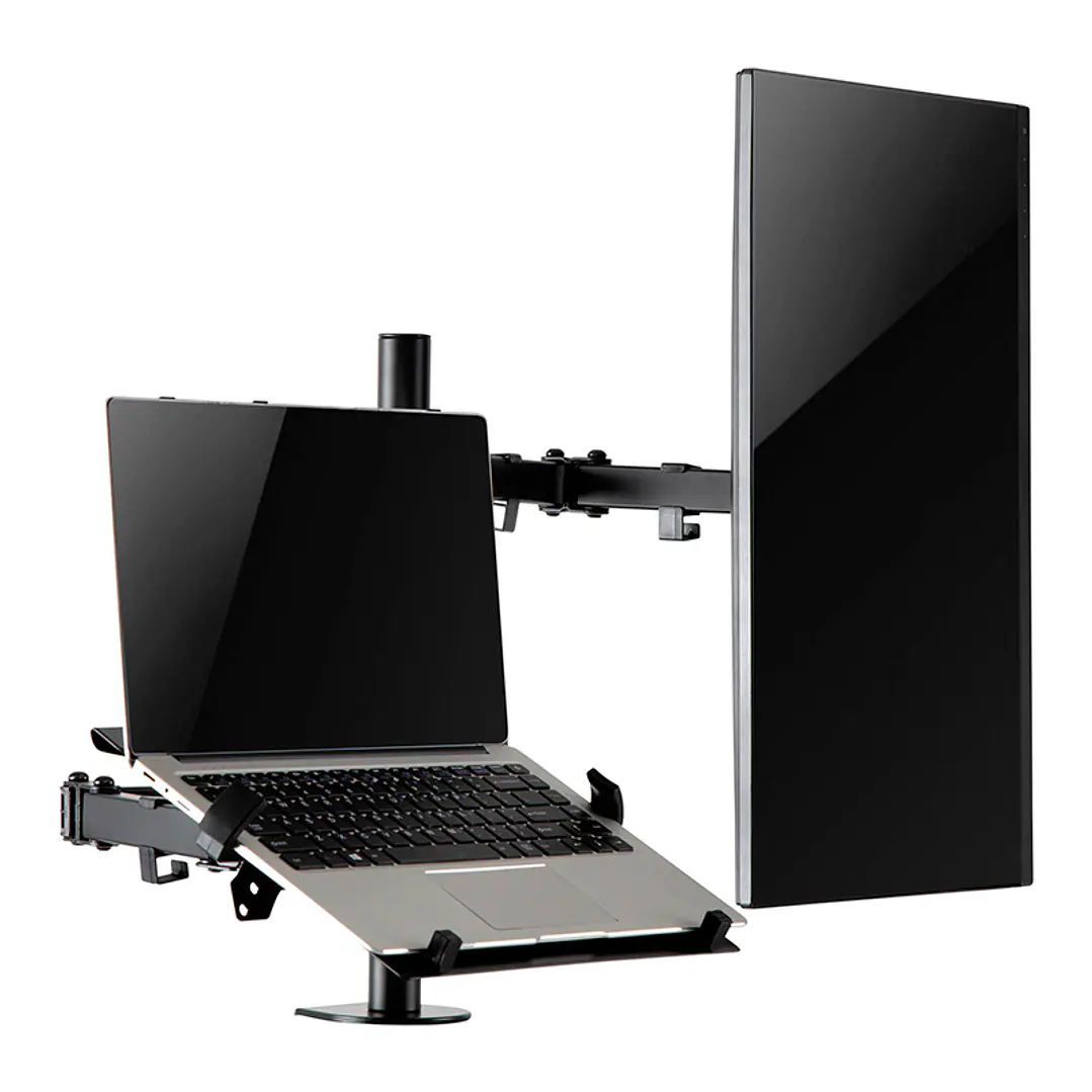 SOPORTE DE ESCRITORIO MONITOR + LAPTOP o 2 monitores Speaka Professional 1