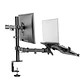 SOPORTE DE ESCRITORIO MONITOR + LAPTOP o 2 monitores Speaka Professional - Miniatura 2
