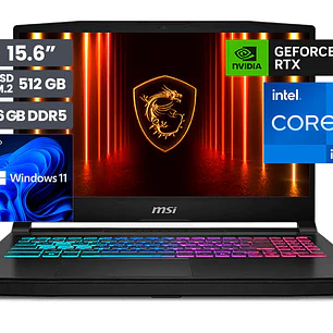 LAPTOP GAMING MSI KATANA 15 B14WEK - 001US / CORE i7 - 14650HX / 512 GB - 16 GB / RTX 5060           