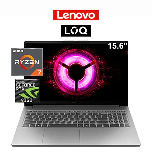 LAPTOP LENOVO LOQ ESSENTIAL / AMD RYZEN 7 7735HS / 16GB DDR5 / RTX 4050 6GB / 512GB