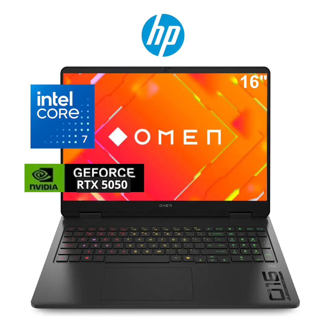 LAPTOP HP OMEN / INTEL CORE i7-14650HX / 16GB DDR5 / RTX 5050 8GB / 1TB 1