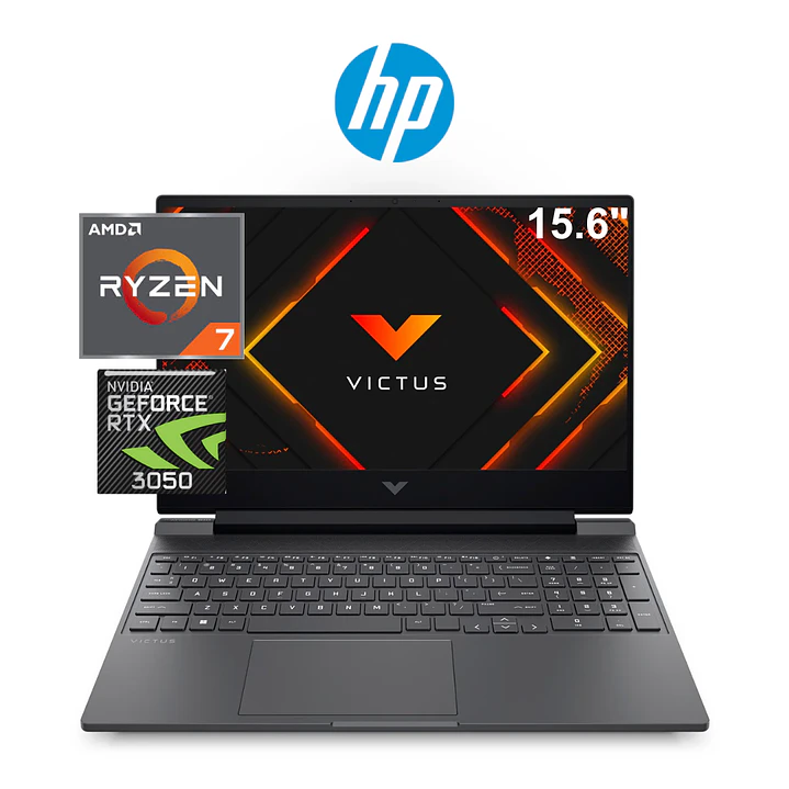 LAPTOP HP VICTUS / AMD RYZEN 7-7445H / 8GB DDR5 / RTX 3050 6GB / 512GB 1