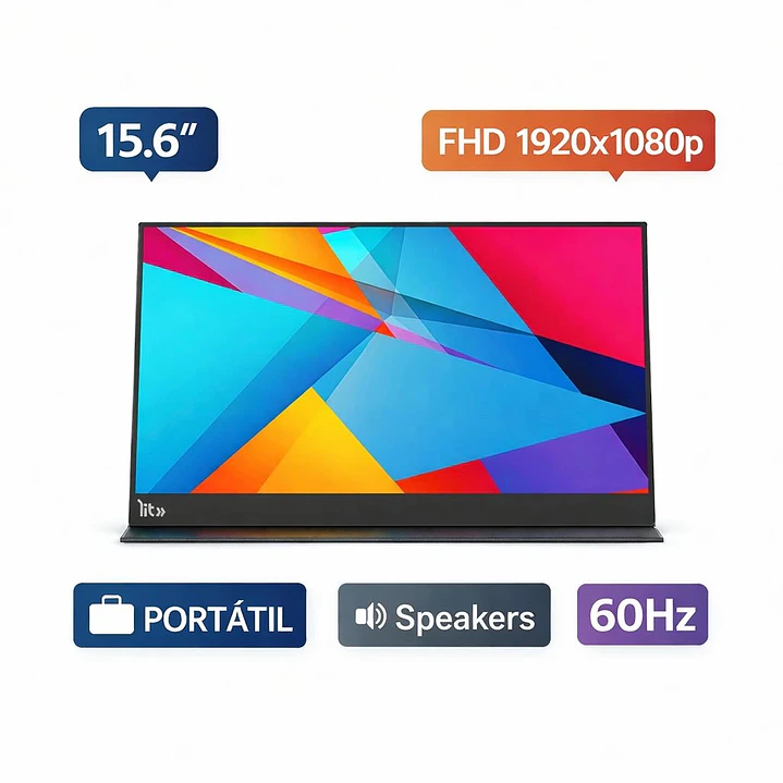 Monitor El LIT P156 Monitor Portátil 15.6 FHD 1