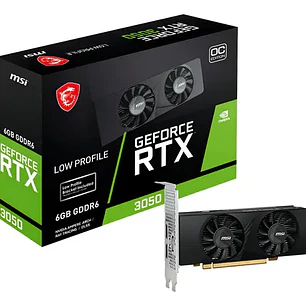 TARJETA DE VIDEO MSI GeForce RTX 3050 LP 6G OC / 6GB GDDR6 / 96 BITS