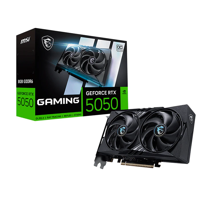 TARJETA DE VIDEO MSI GeForce RTX 5050 8G GAMING OC / 8 GB GDDR6 / 128 BITS 1