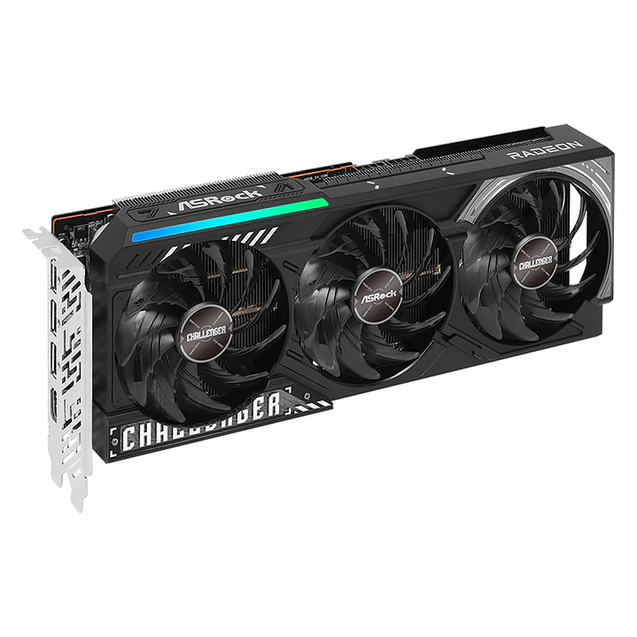 TARJETA DE VIDEO ASROCK AMD Radeon RX 9070 Challenger 16GB / 16GB GDDR6 / 256BITS 2