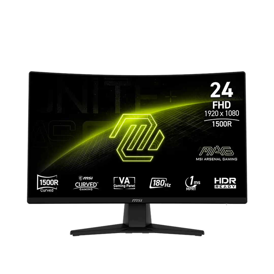 MONITOR MSI MAG 242C Curvo (1500R) 23.6”, FHD VA, HDMI / DP  1